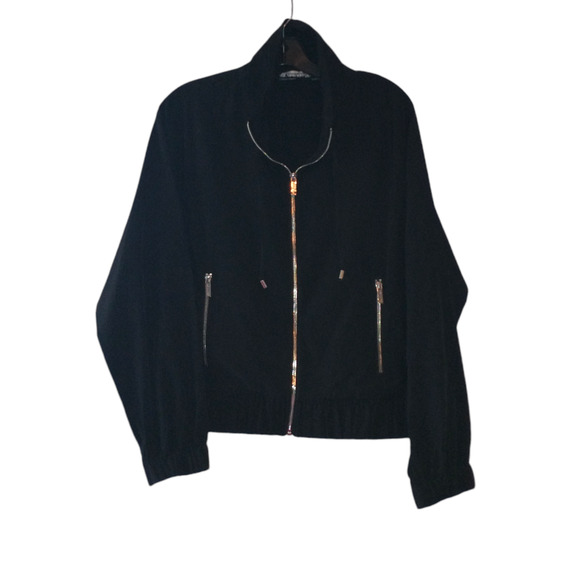 Calvin Klein Women's Utility Jacket Black Small/Medium All Weather - Picture 1 of 11